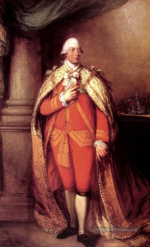 Portrait du roi George III Thomas Gainsborough Peinture à l'huile